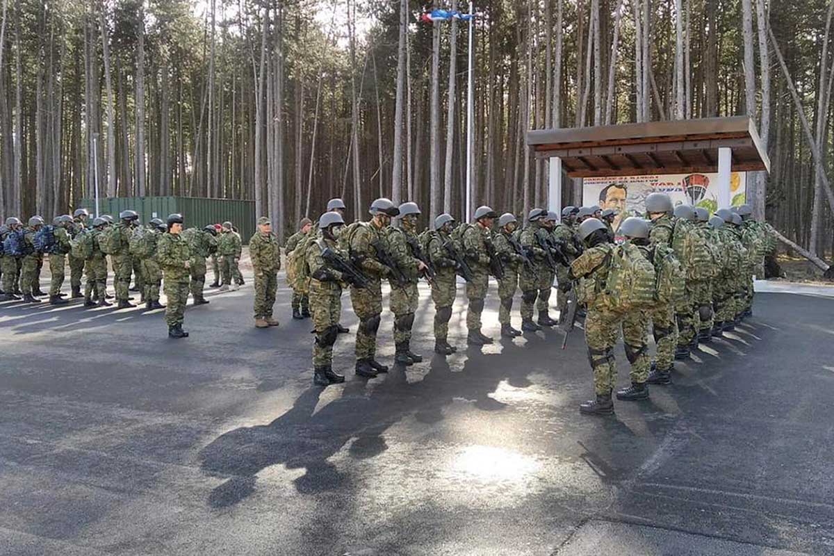 Kadeti u zimskom kampu