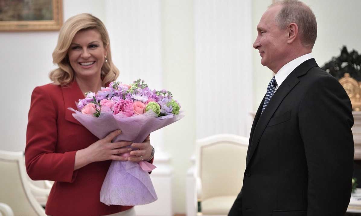 Kolinda - Putin - Vatreni