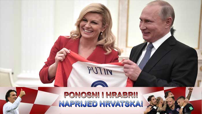 Kolinda - Putin - Vatreni