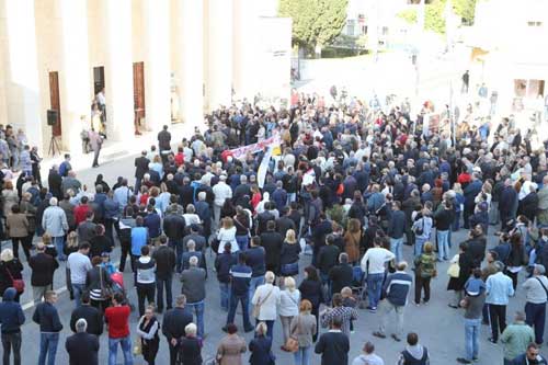 Frljić - Split - Prosvjedi