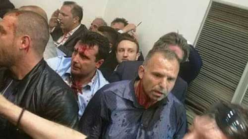 Drama u makedonskom parlamentu