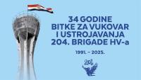 U Vukovaru se obilježava 34. obljetnica Bitke za Vukovar i ustrojavanja 204. brigade HV-a U Vukovaru se obilježava 34. obljetnica Bitke za Vukovar i ustrojavanja 204. brigade HV-a